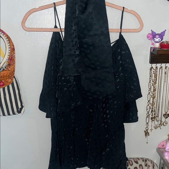 Zara Jacquard Top with Waist Belt - Picture 7 of 8